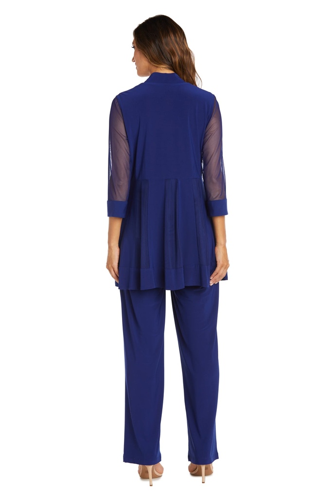 Traje con pantalon inserciones transparentes