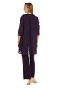 Traje pantalón de tres piezas Jacquard