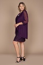 Vestido formal  con chaqueta Plum
