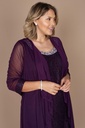 Vestido formal  con chaqueta Plum