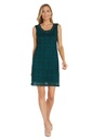 Vestido con chaqueta con purpurina
