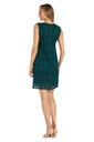 Vestido con chaqueta con purpurina