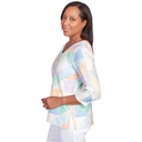 Blusa con textura geométrica 