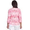 Blusa  chevrón con lazo lateral 
