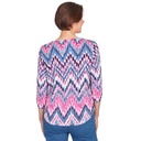 Blusa con estampado Ikat chevron