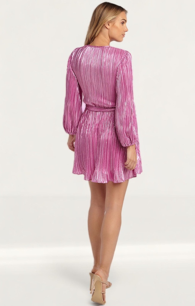 Vestido plisado Bellissa