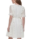 Vestido de gasa con volantes
