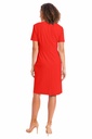 Vestido tubo con cuello anudado- Suni