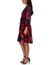 Vestido envasé de Jacquard estampado