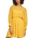 Vestido de gasa texturizada