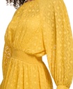 Vestido de gasa texturizada