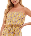 Romper floral strapless