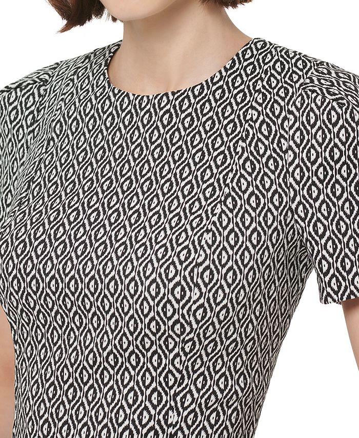 Vestido tubo de manga corta