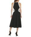 Vestido midi con cinturón