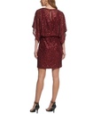 Vestido de lentejuelas con mangas dolman