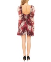 Minivestido con corsé estampado