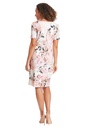 Vestido floral con moño Elira