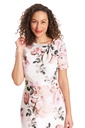 Vestido floral con moño Elira