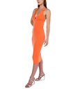 Vestido ajustado con cuello tipo polo