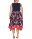 Vestido con falda de pañuelo