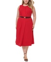 Vestido sin mangas evasé