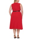 Vestido sin mangas evasé