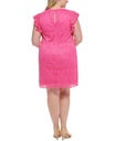 Vestido evasé de encaje
