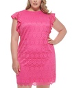 Vestido evasé de encaje