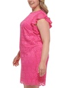Vestido evasé de encaje