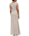 Vestido con Godet adornado