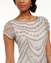 Vestido con Godet adornado
