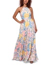 Vestido con estampado desgastado