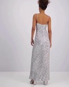 Vestido con tirantes y lentejuelas