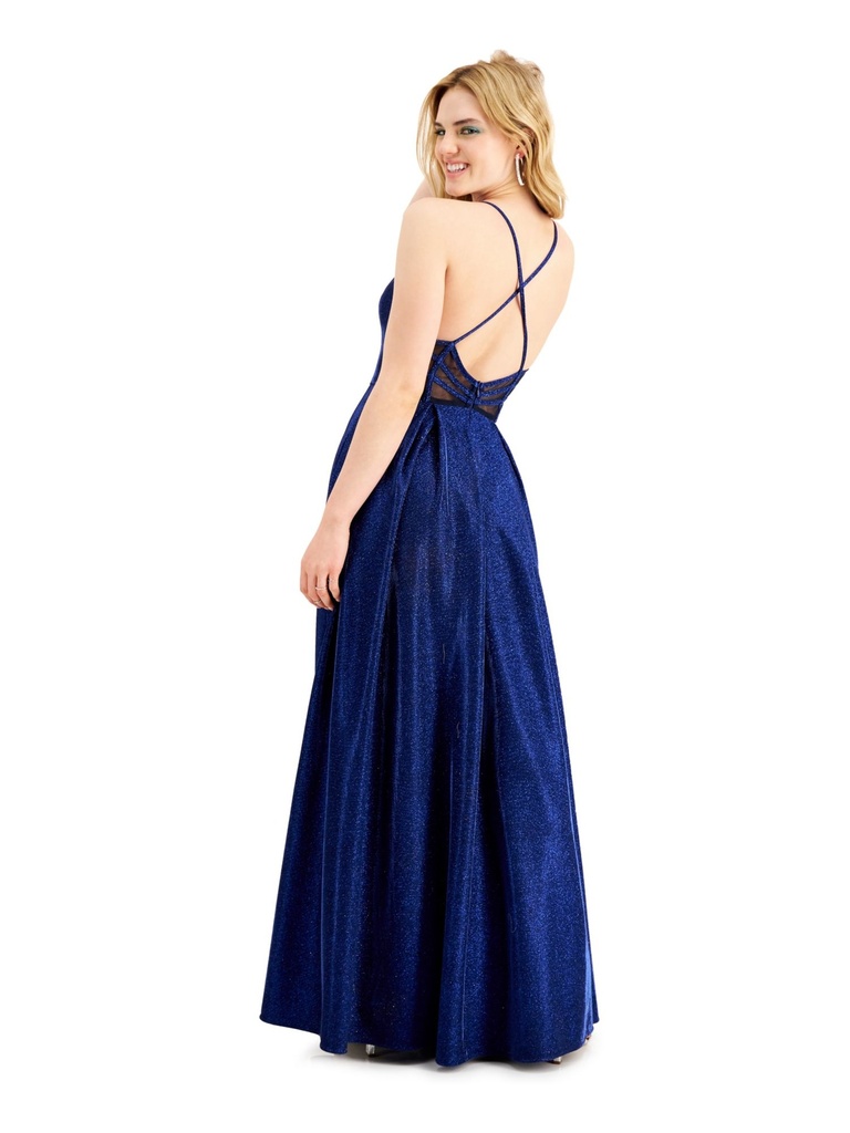 Vestido de fiesta con purpurina