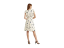 Vestido floral de punto