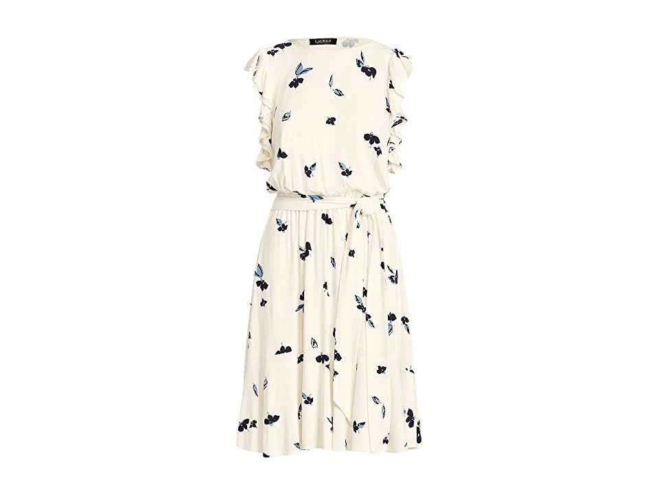 Vestido floral de punto