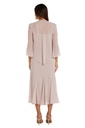 Vestido formal con chaqueta de chiffon