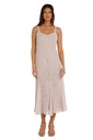 Vestido formal con chaqueta de chiffon