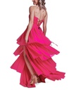 Vestido con volantes escalonados