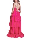 Vestido con volantes escalonados