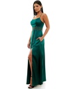 Vestido con apliques florales