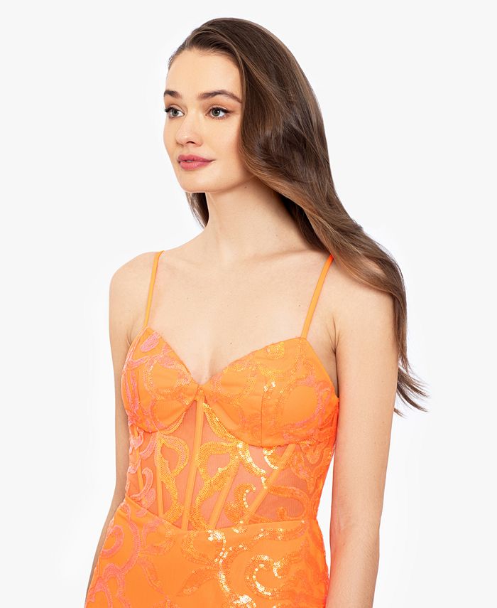 Vestido de noche con estampado