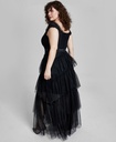 Vestido de tul escalonado