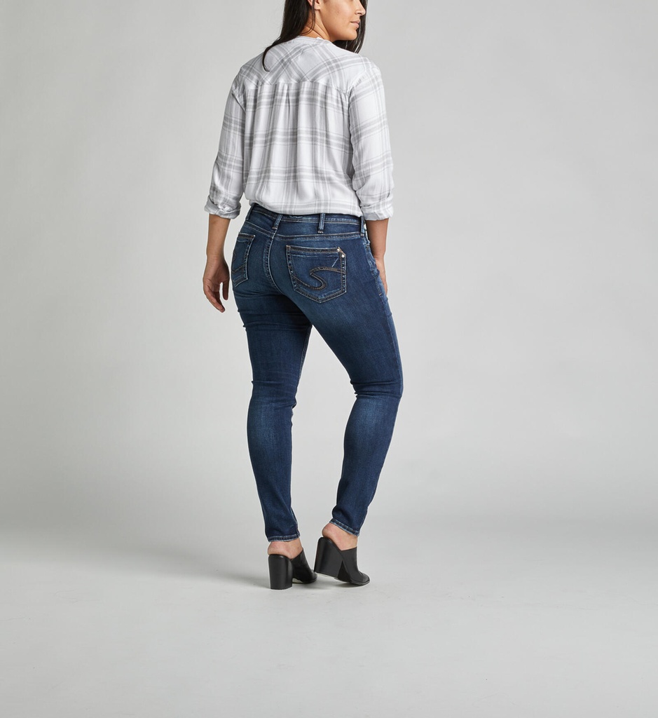 Jeans skinny de talle medio Suki