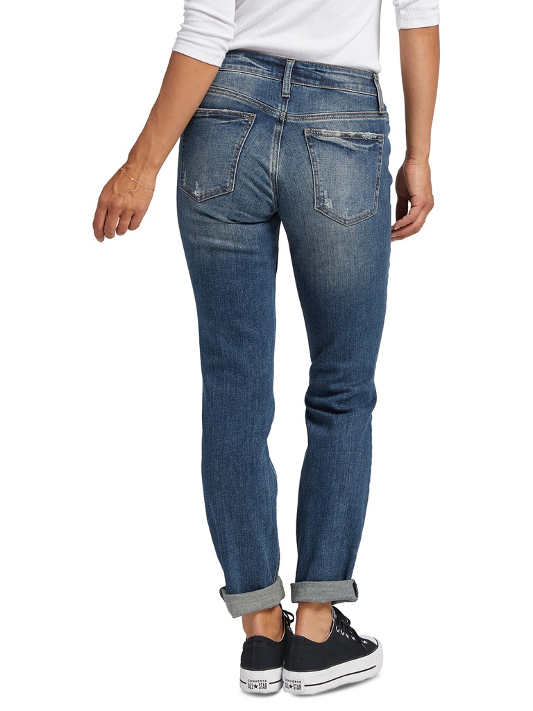 Jeans Boyfriend de talle medio