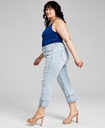 Jeans rectos con rasgados