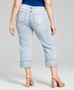 Jeans rectos con rasgados