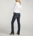 Jeans slim boot de tiro alto