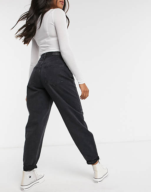 Mom jeans de cintura alta