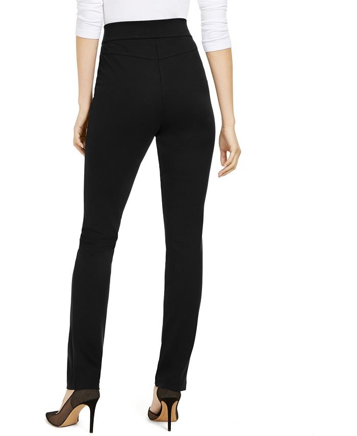 Pantalón de punto con cremalleras